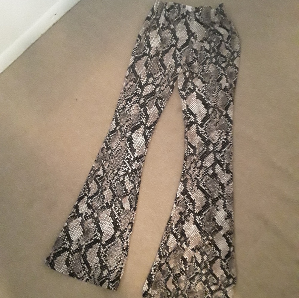 Snake skin pants